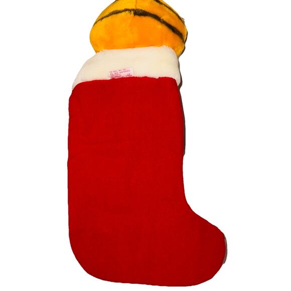 Vintage Dakin 1978/1981 Garfield Christmas Stocking Fill "R Up Red Felt Body - Picture 5 of 7